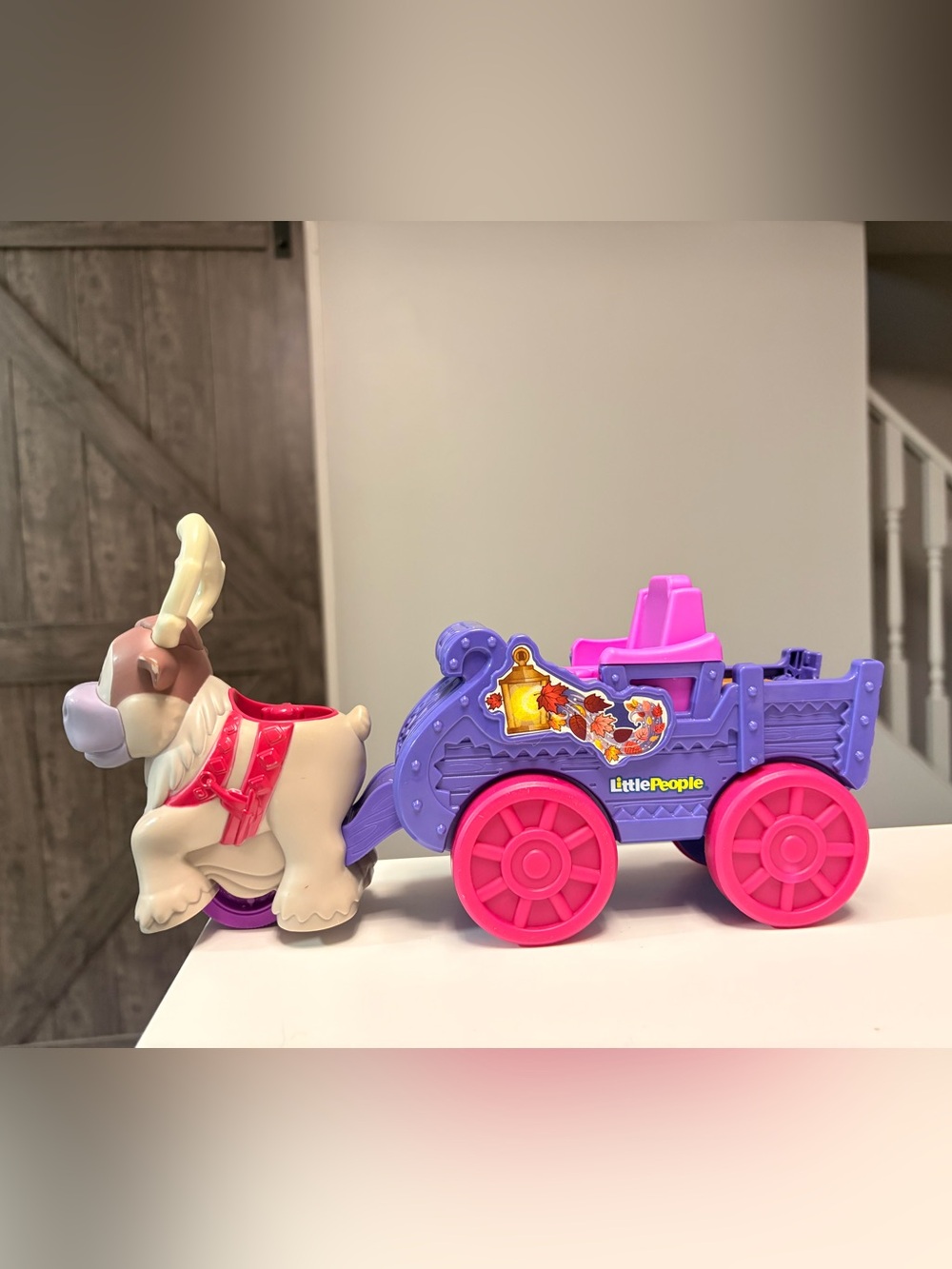 Little People Frozen Sven wagon